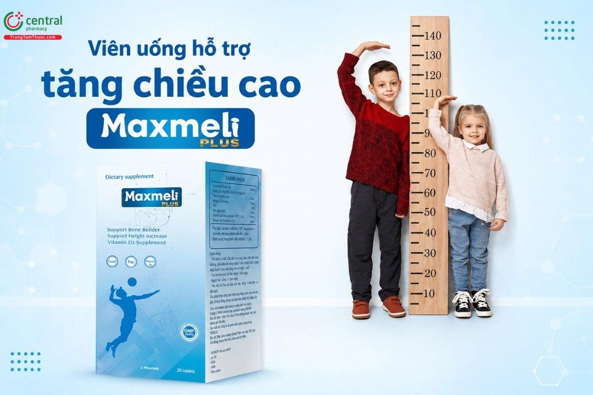 Viên uống hỗ trợ tăng chiều cao Maxmeli Plus
