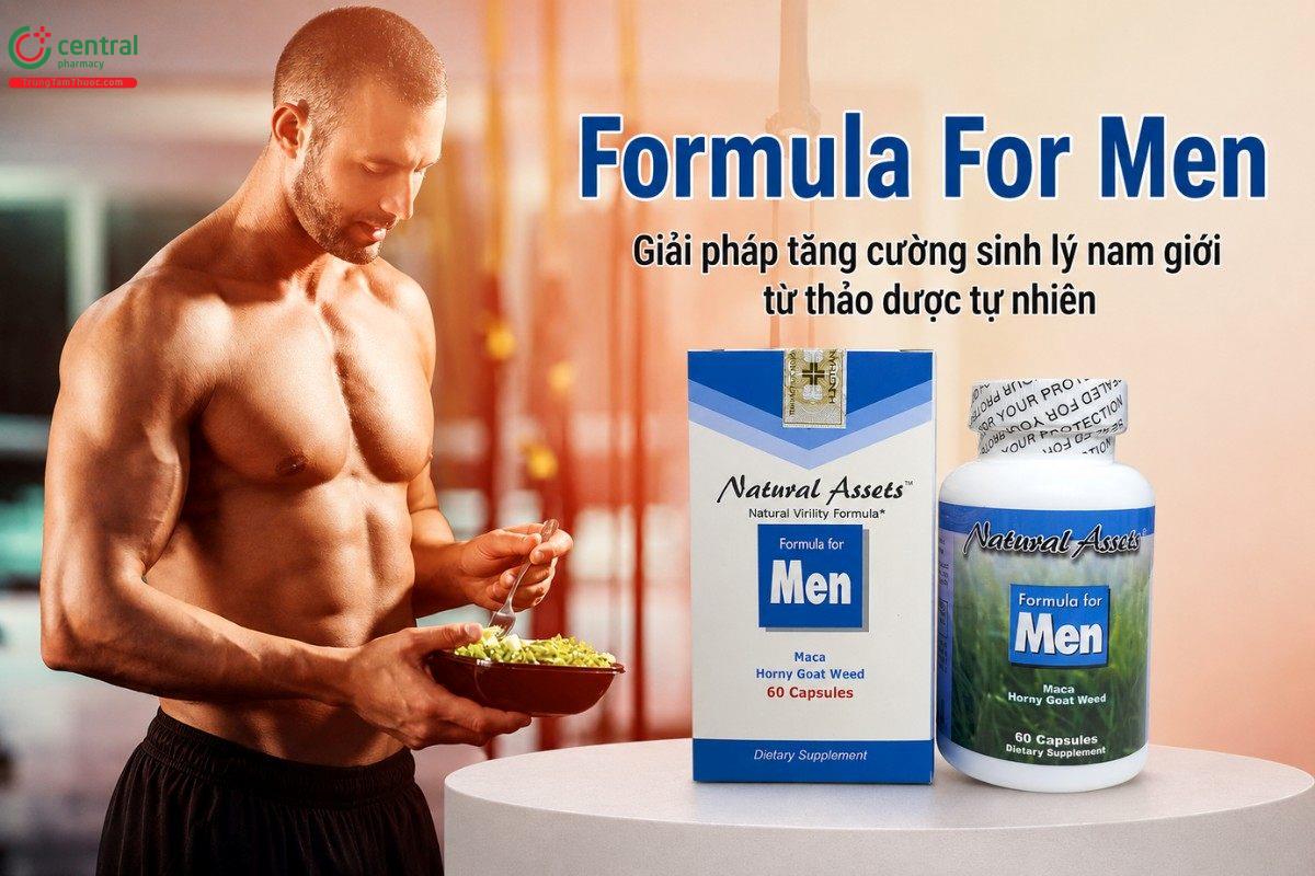 Formula For Men - giải pháp tăng cường sinh lý nam giới từ thảo dược tự nhiên