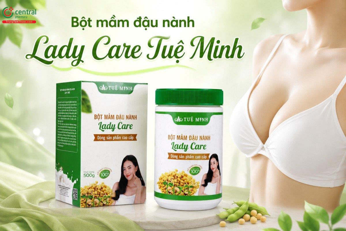 Bột mầm đậu nành Lady Care - giúp làm săn chắc vòng một, bồi bổ cơ thể