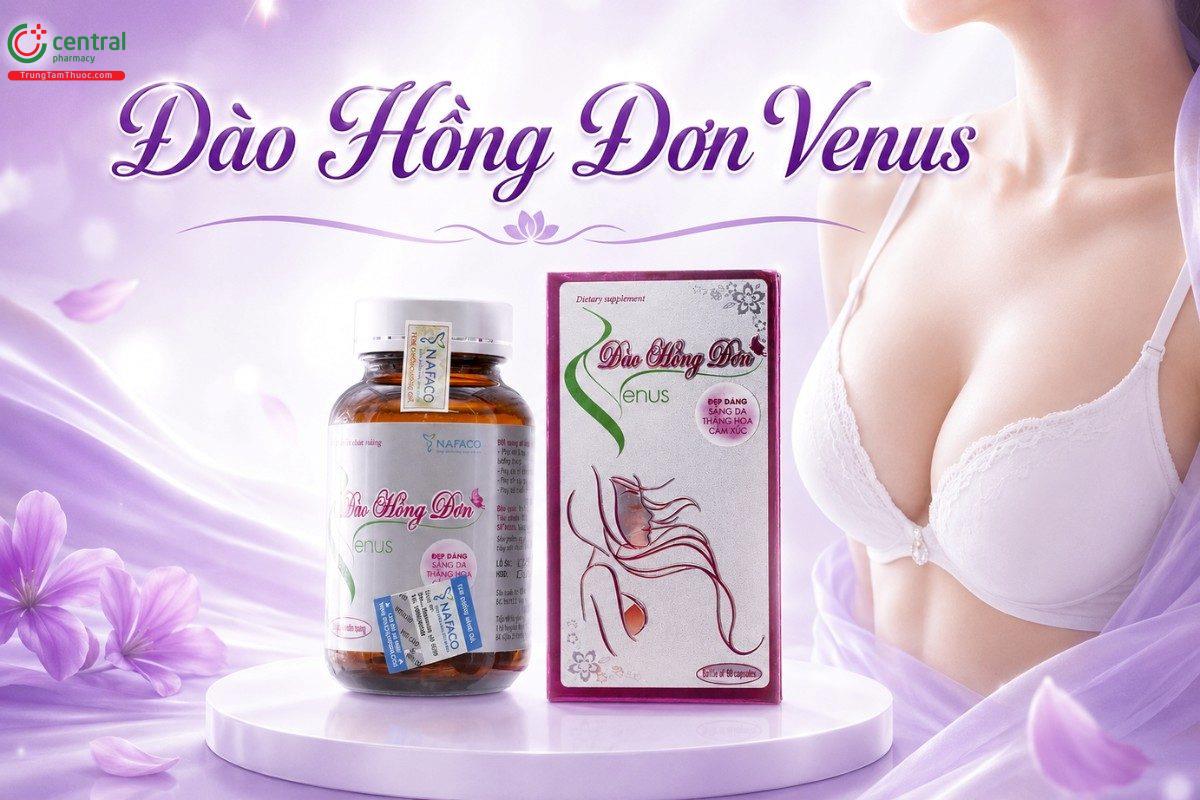 Viên uống Đào Hồng Đơn Venus