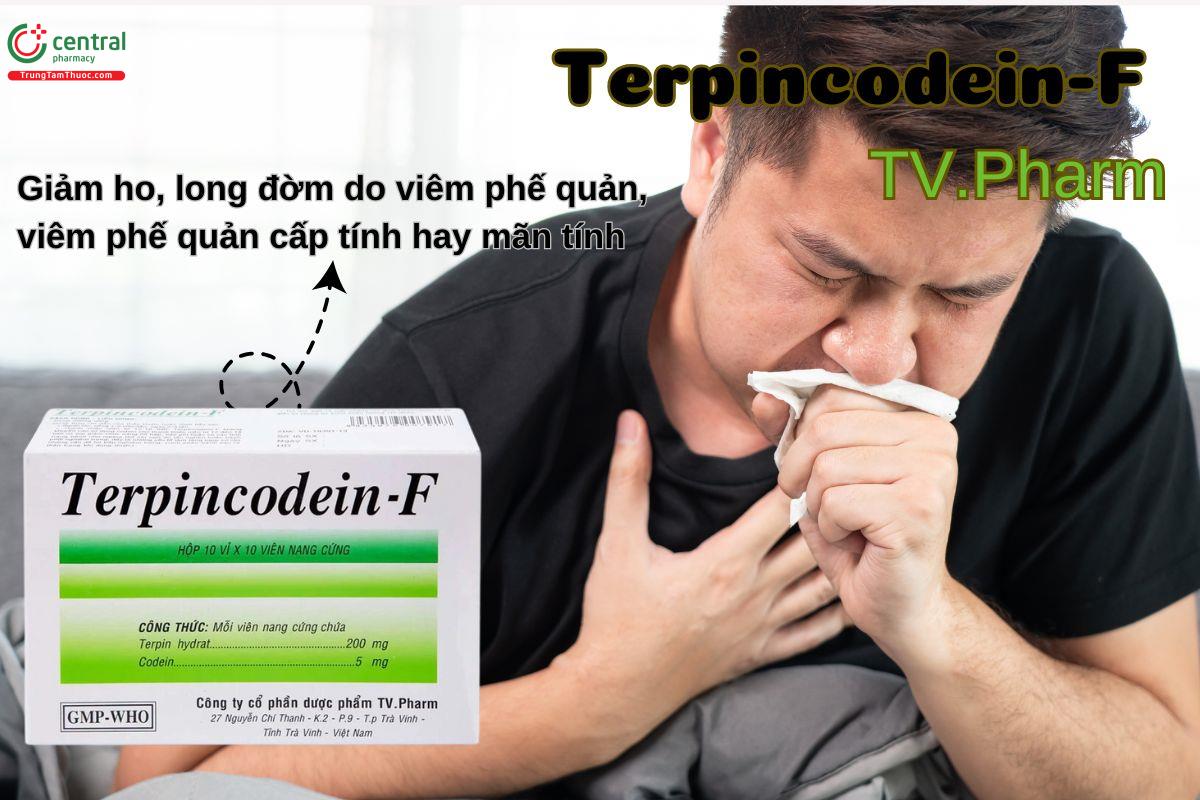 Hình ảnh thuốc Terpincodein-F TV.Pharm giảm ho, long đờm