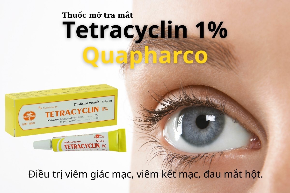 Thuốc tetracyclin 1% quapharco