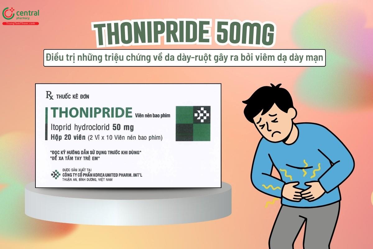 Tác dụng của thuốc Thonipride 50mg