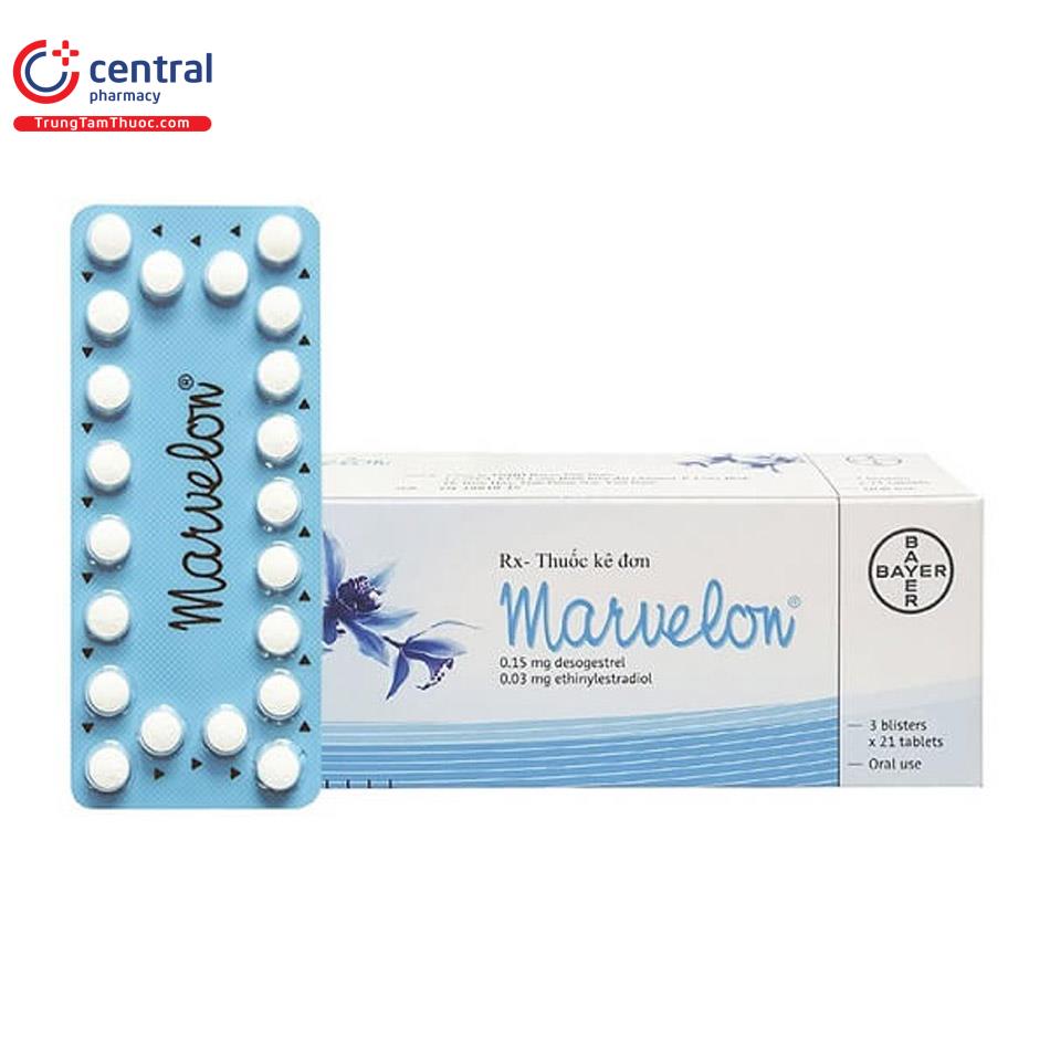 Cách dùng thuốc tránh thai Marvelon giúp trì hoãn kinh nguyệt.