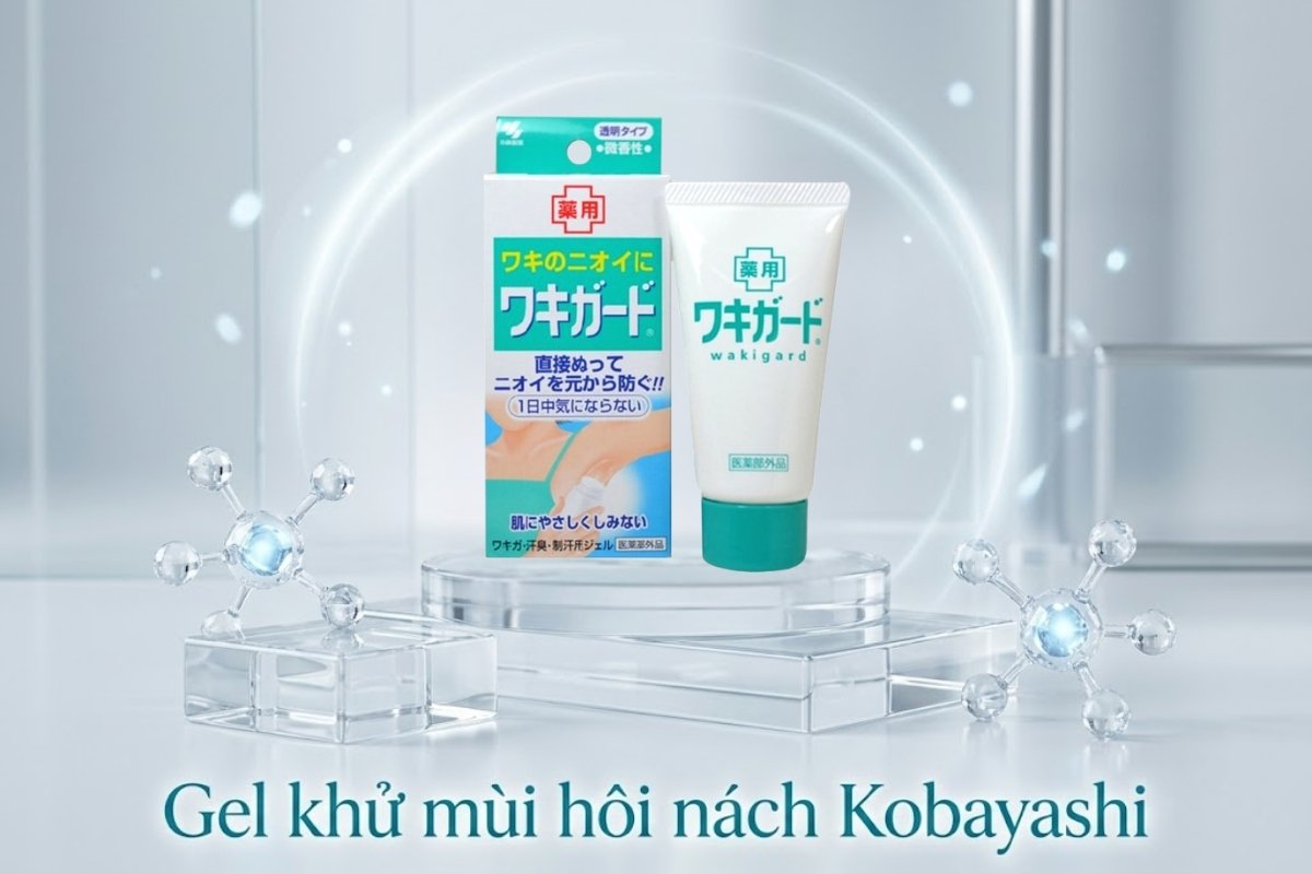 Gel điều trị hôi nách Nhật Bản Kobayashi được nhiều người tin dùng