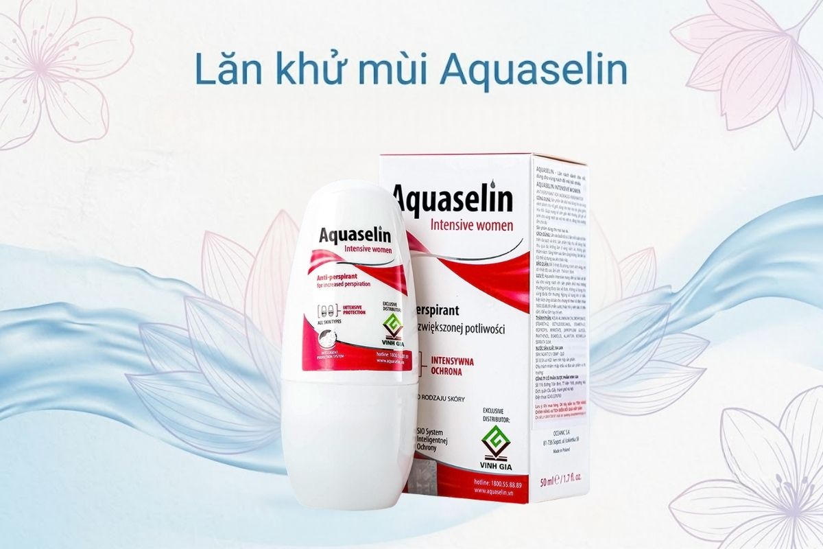 Khử mùi Aquaselin lựa chọn tối ưu cho người bị hôi nách