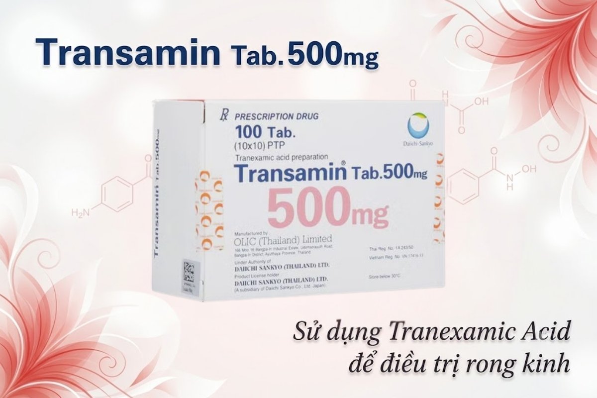 Sử dụng Tranexamic Acid để điều trị rong kinh