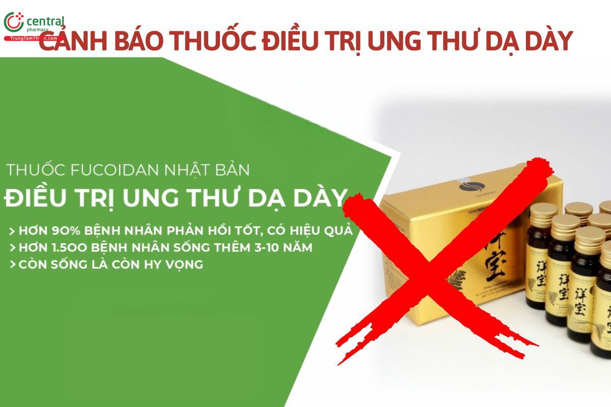 Cảnh báo thuốc điều trị ung thư dạ dày trên mạng