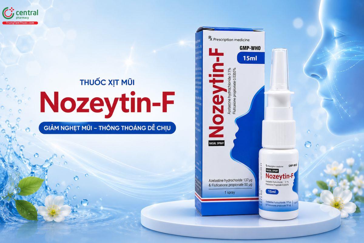 Thuốc xịt trị viêm mũi dị ứng Nozeytin-F