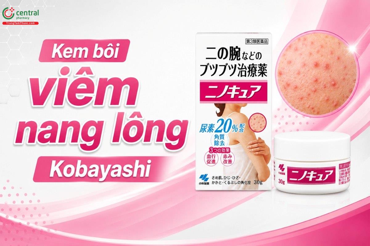 Kem bôi viêm nang lông Kobayashi