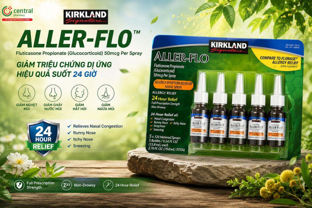Thuốc trị viêm xoang Aller - Flo được ưa chuộng nhất