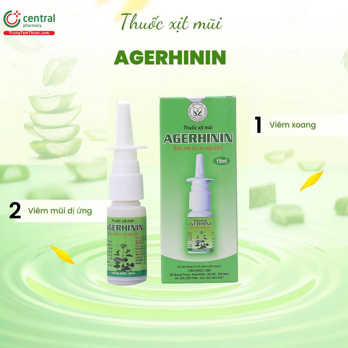 Thuốc xịt mũi Agerhinin