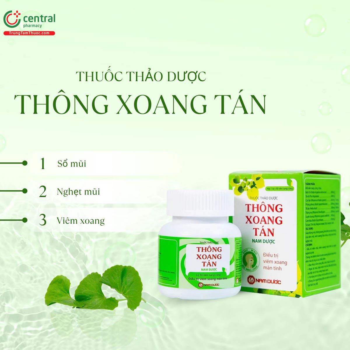 Thông xoang tán Nam Dược