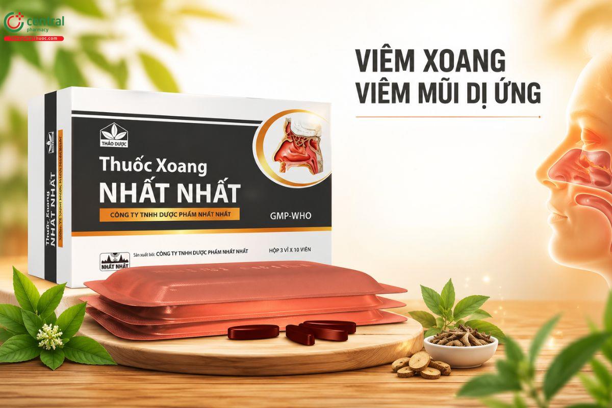 Thuốc Xoang Nhất Nhất - Thông mũi, tiêu viêm