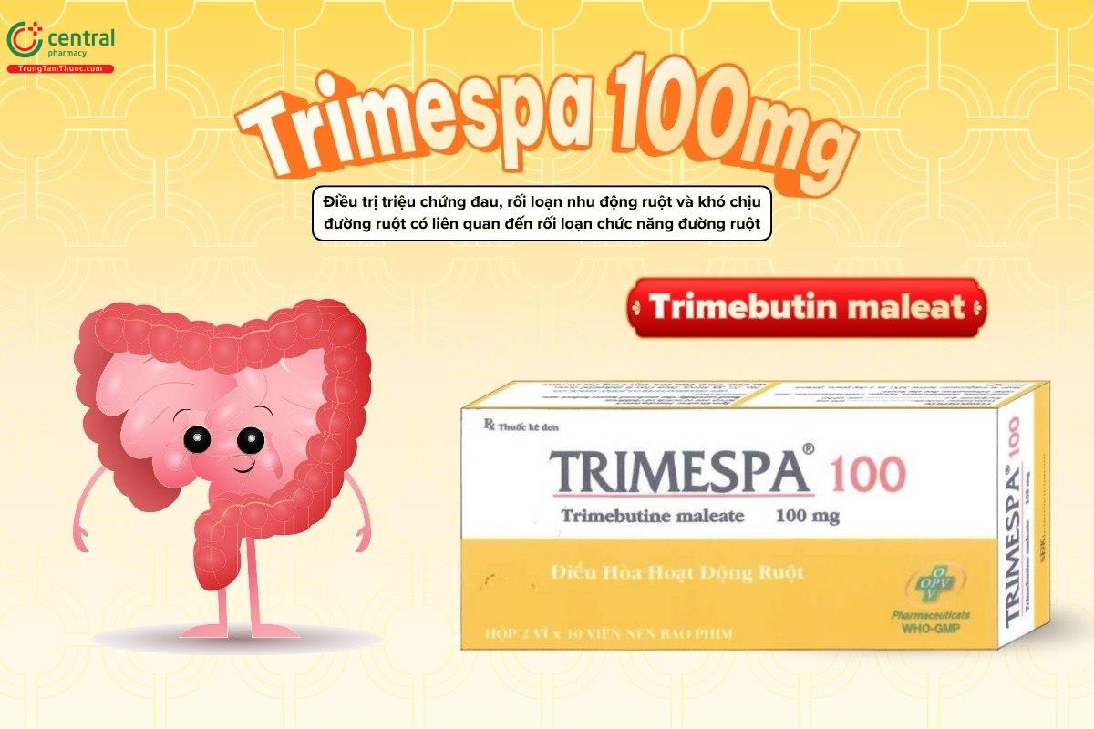Chỉ định của thuốc Trimespa 100mg