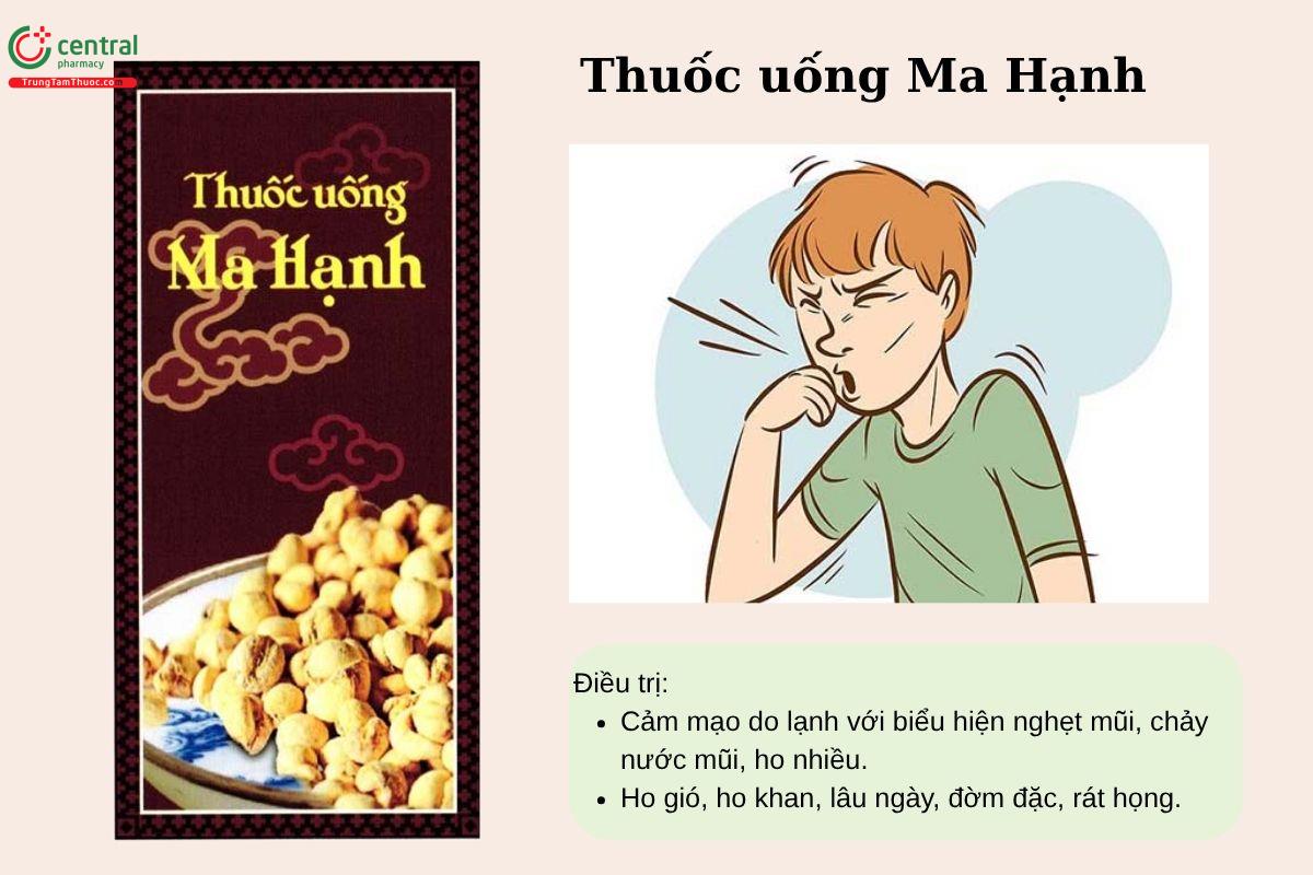 hỉ định của Thuốc uống Ma Hạnh