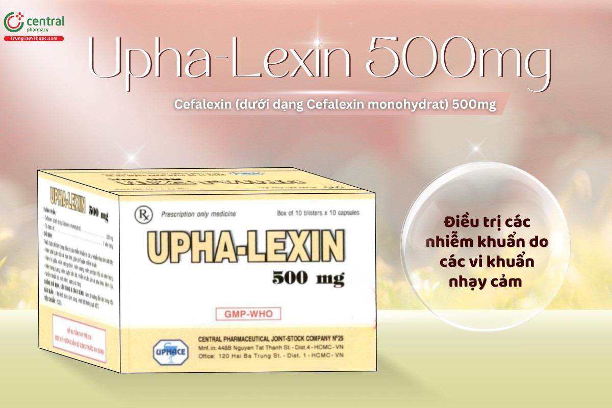 Chỉ định của thuốc Upha-Lexin 500mg