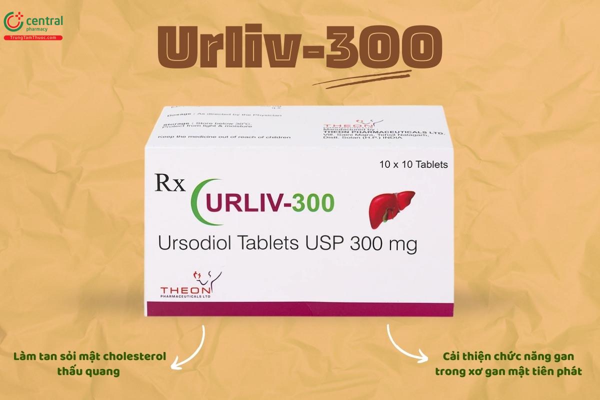 Công dụng của thuốc Urliv-300