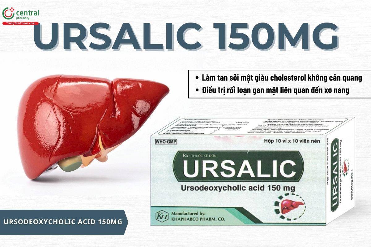 Tác dụng của thuốc Ursalic 150mg