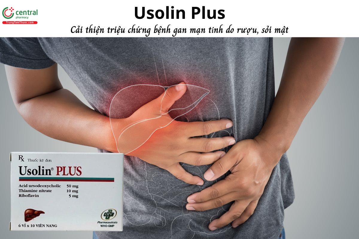 Thuốc Usolin Plus - Điều trị bệnh gan mật mạn tính