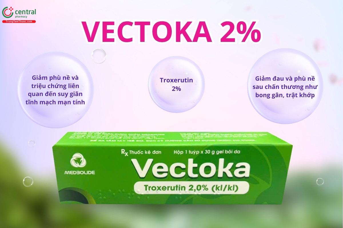 Chỉ định của thuốc Vectoka 2%
