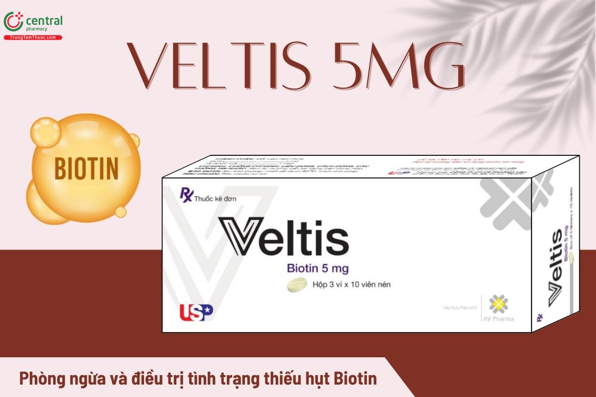 Chỉ định của thuốc Veltis 5mg