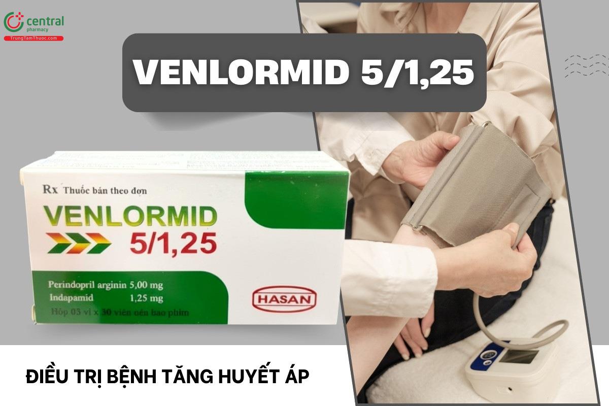 Chỉ định của thuốc Venlormid 5/1,25