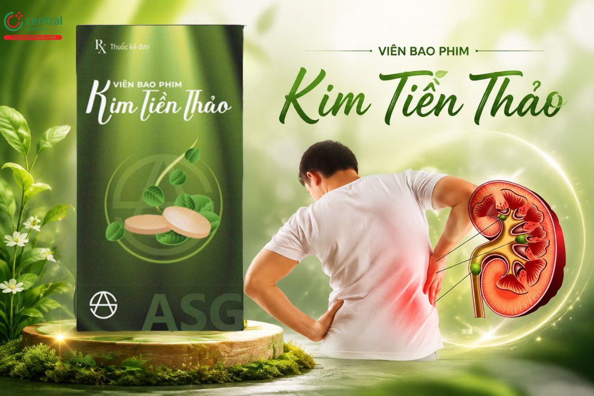 Viên bao phim Kim Tiền Thảo hỗ trợ điều trị sỏi thận, sỏi mật và tiết niệu