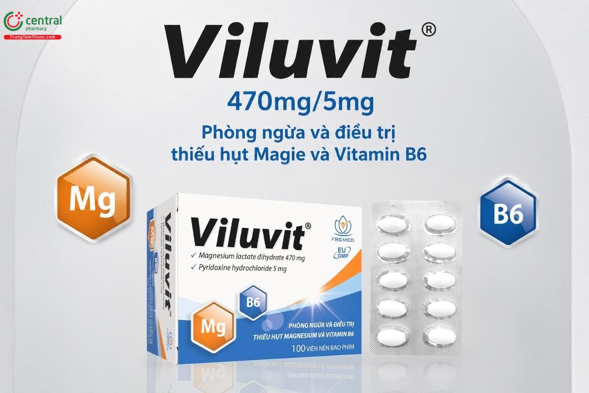Tác dụng của thuốc Viluvit 470mg/5mg