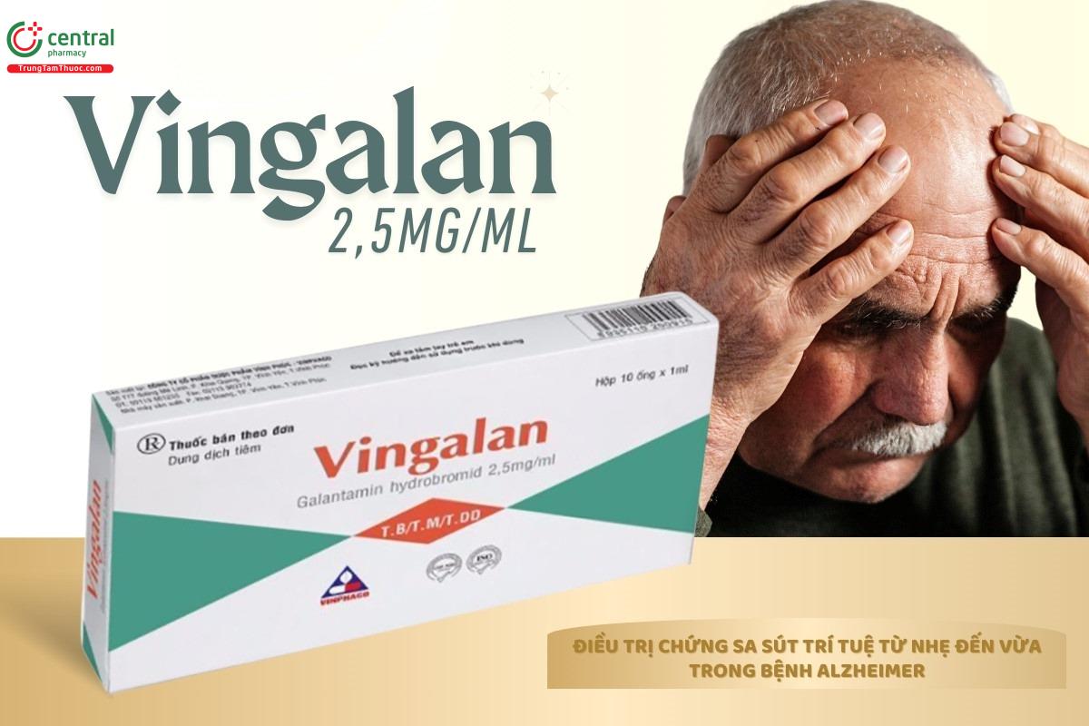 Chỉ định của thuốc Vingalan 2,5mg/ml