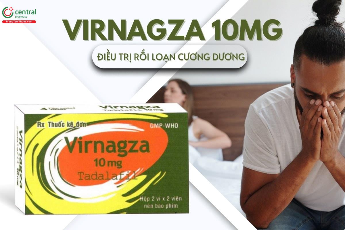 Thuốc Virnagza 10mg điều trị rối loạn cương dương