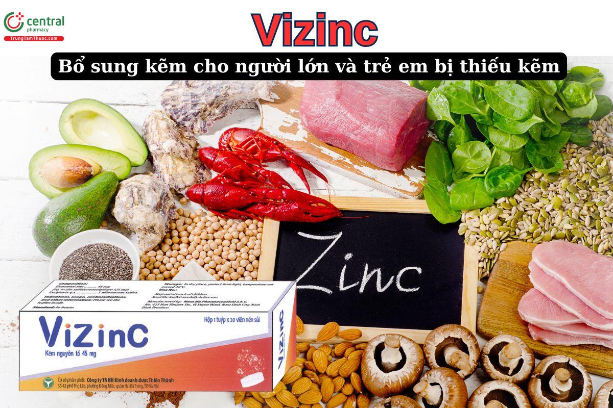 Thuốc Vizinc chỉ định điều trị cho các trường hợp bị thiếu Kẽm