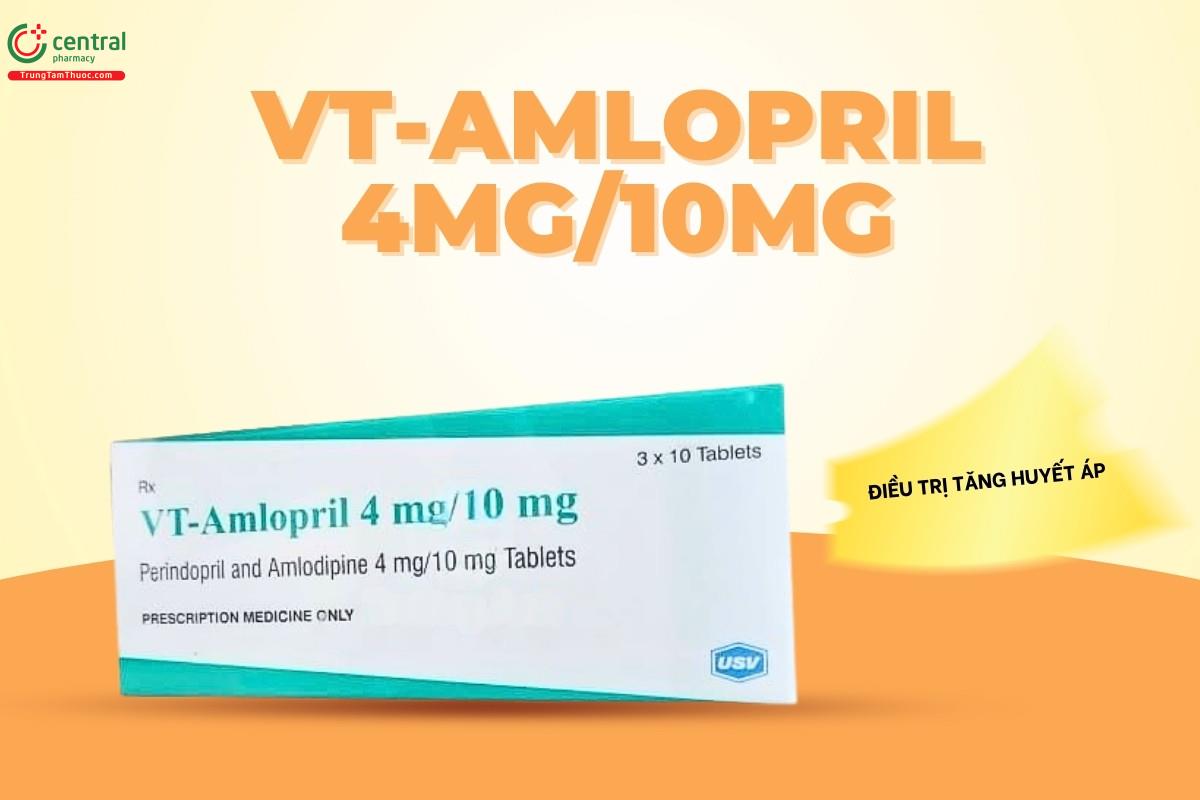 Chỉ định của thuốc VT-Amlopril 4mg/10mg