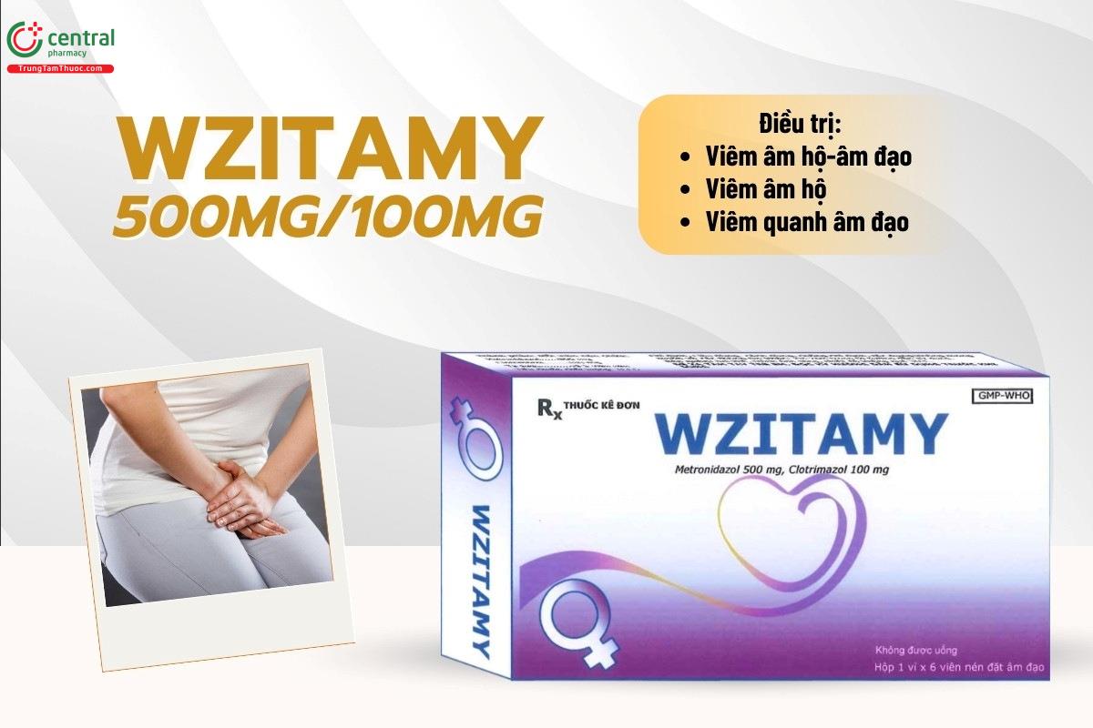 Chỉ định của thuốc Wzitamy 500mg/100mg
