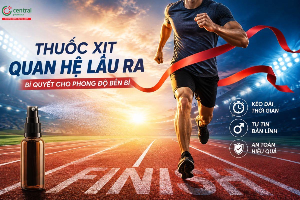 Thuốc xịt quan hệ lâu ra là gì?