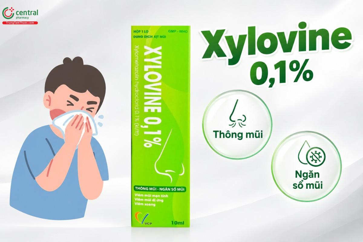 Tác dụng của thuốc Xylovine 0,1%