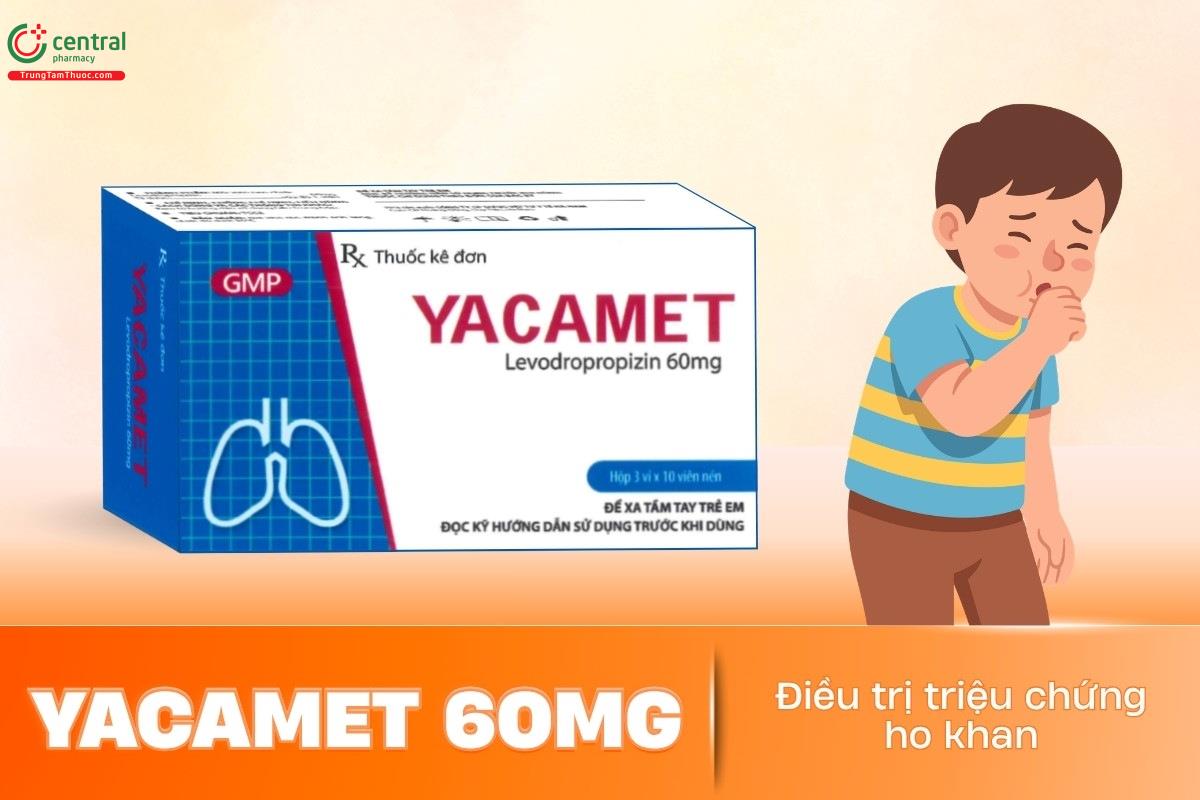 Chỉ định của thuốc Yacamet 60mg
