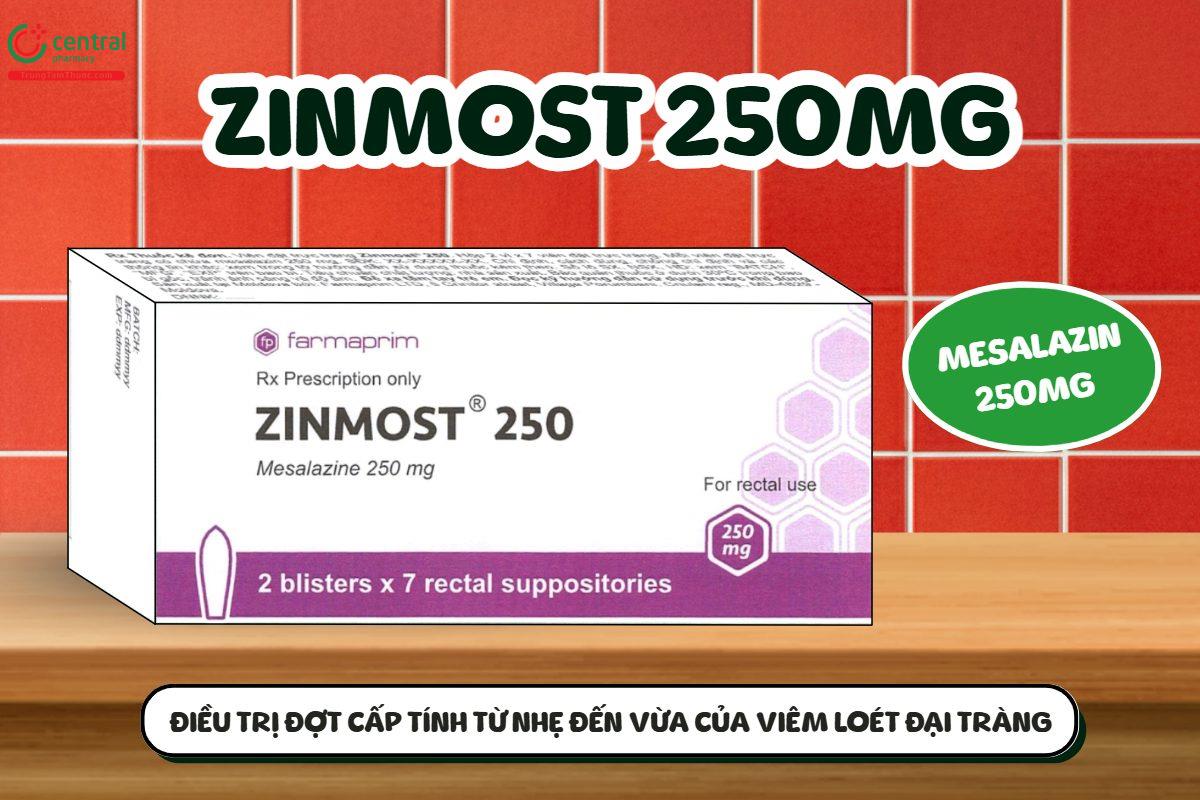 Chỉ định của thuốc Zinmost 250mg