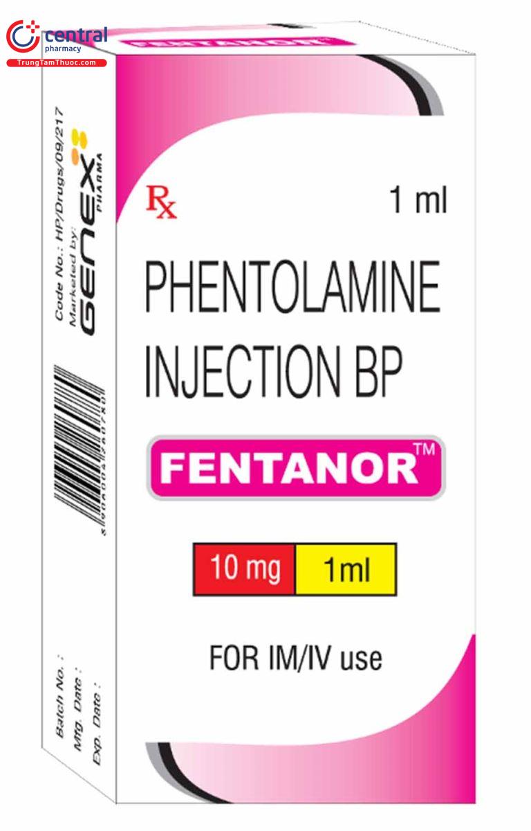 Thuốc có chứa Phetolamin