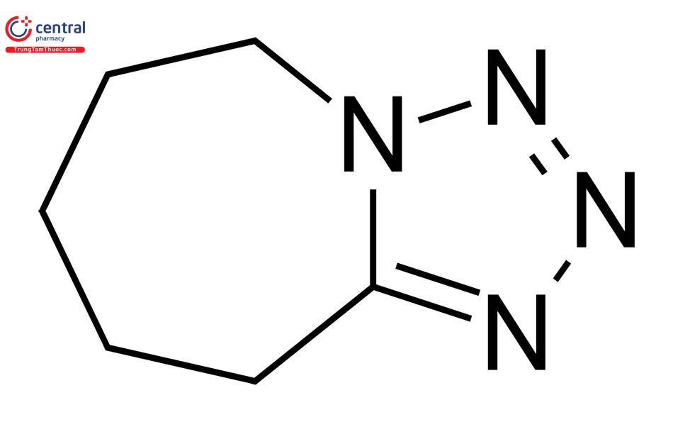Cấu trúc Pentylentetrazol