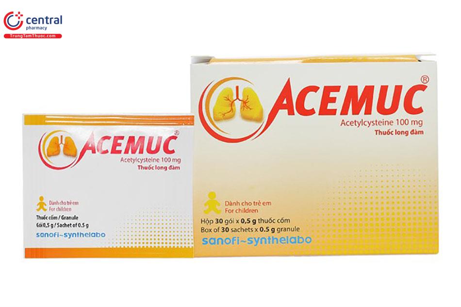Thuốc long đờm Acemuc 100mg