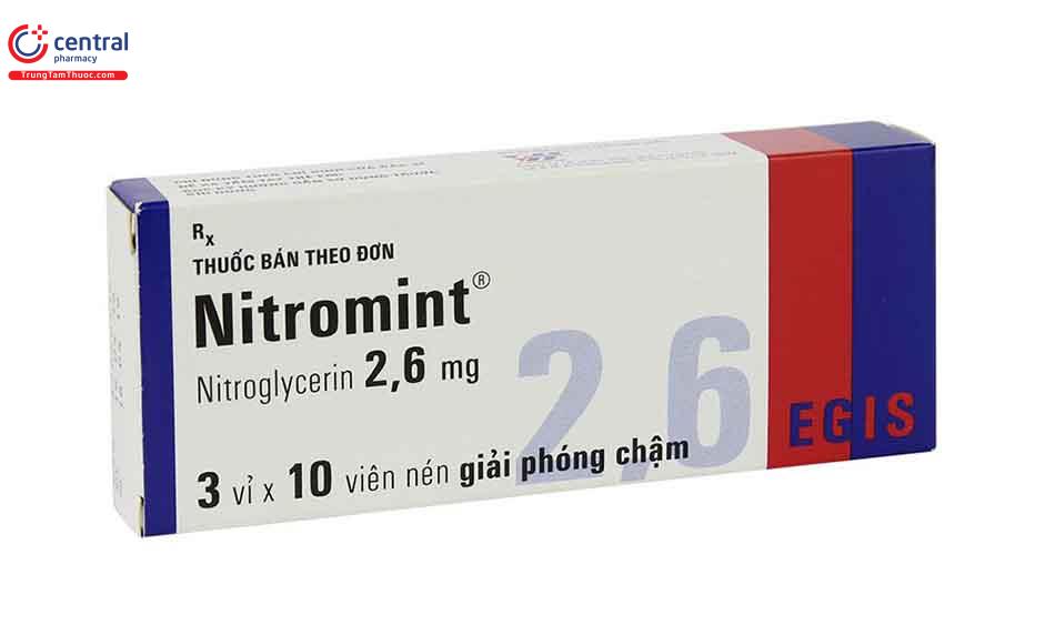 Thuốc Nitromint 2,6mg