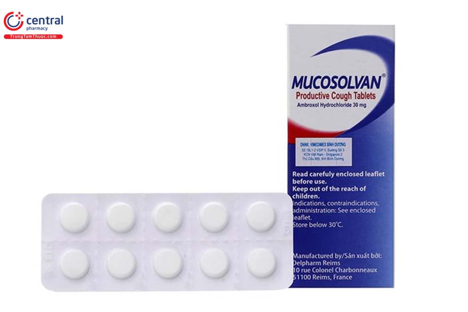 Hình ảnh thuốc Mucosolvan Tab 30mg