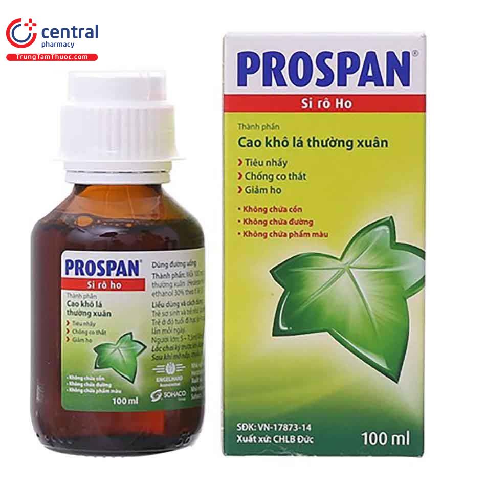 Hình ảnh thuốc ho Prospan