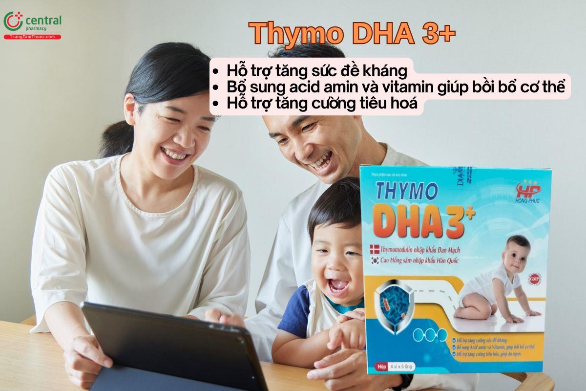 Thymo DHA 3+ giúp bồi bổ cơ thể, tăng cường tiêu hoá