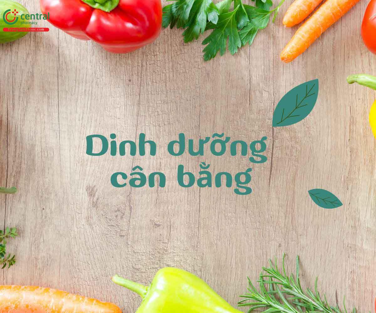 Xây dựng chế độ dinh dưỡng cân bằng