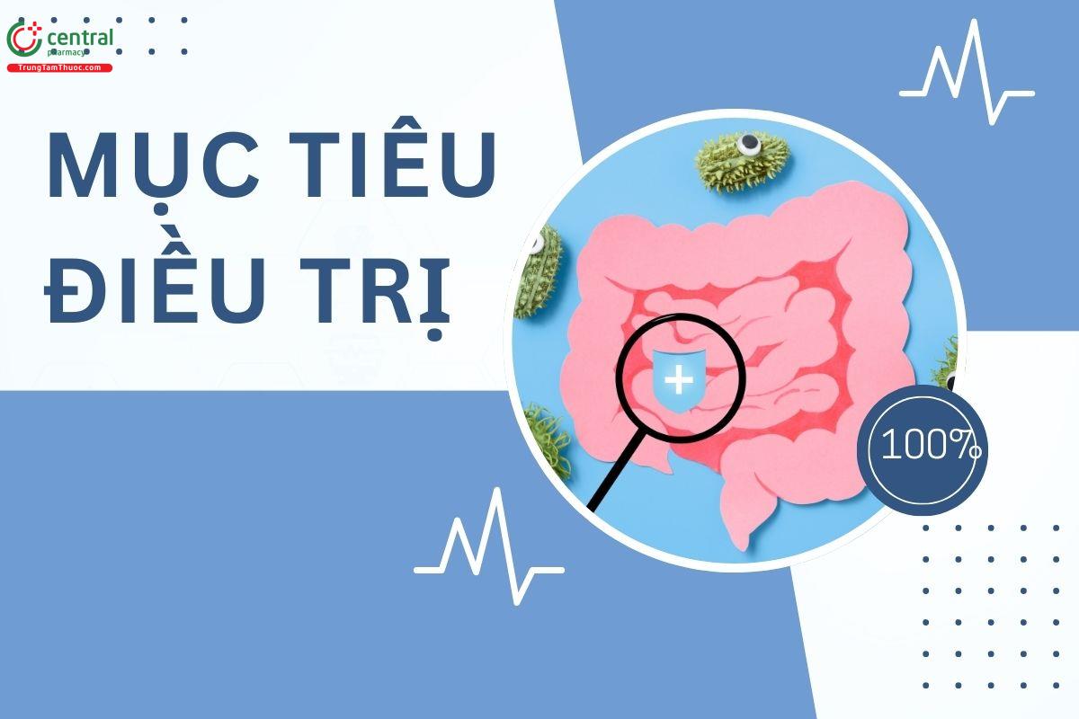 Điều trị tiêu chảy hướng đến ba mục tiêu chính