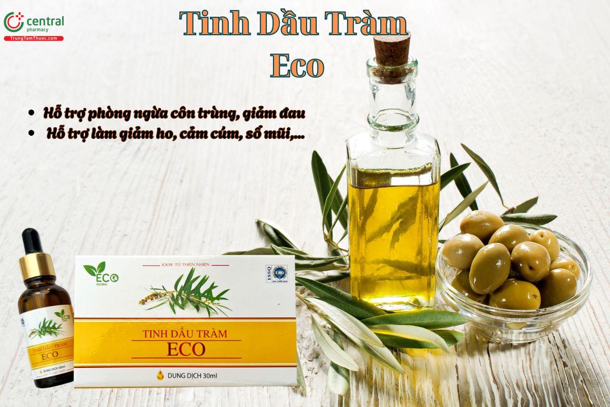 Tinh Dầu Tràm Eco giúp giảm các triệu chứng cảm lạnh, ho, sổ mũi,..