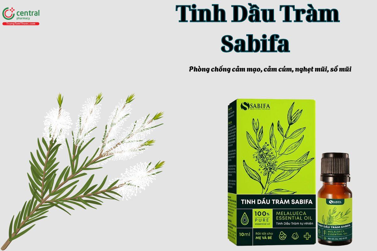 Tinh Dầu Tràm Sabifa có tác dụng dịu da sau khi bị côn trùng cắn, phòng ngừa cảm lạnh