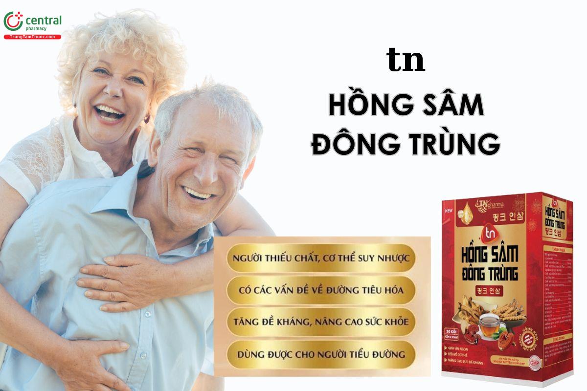 TN- Hồng Sâm Đông Trùng giúp ăn ngon, bồi bổ cơ thể